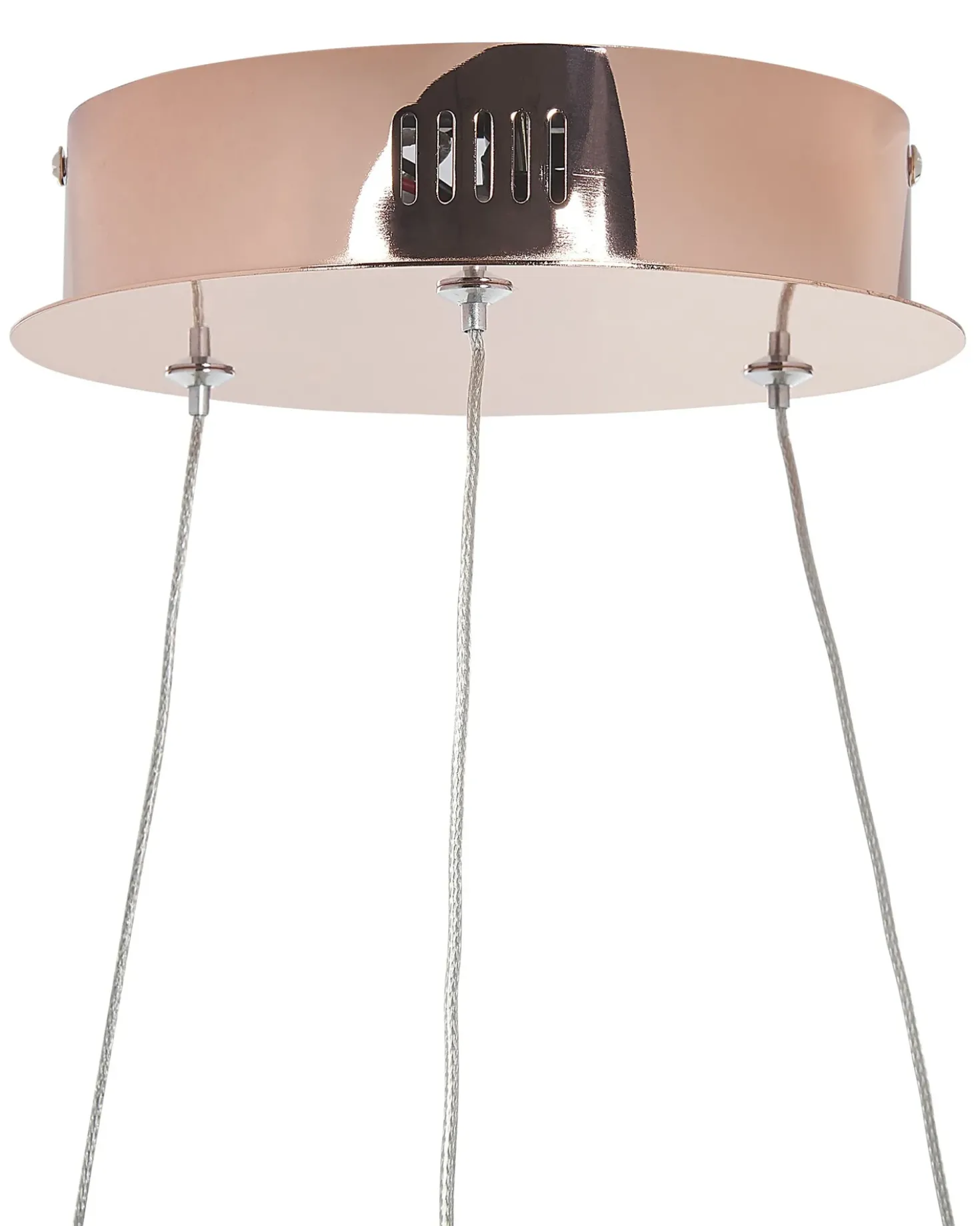 Lampadario a LED JORDAN Metallo Oro rosa
