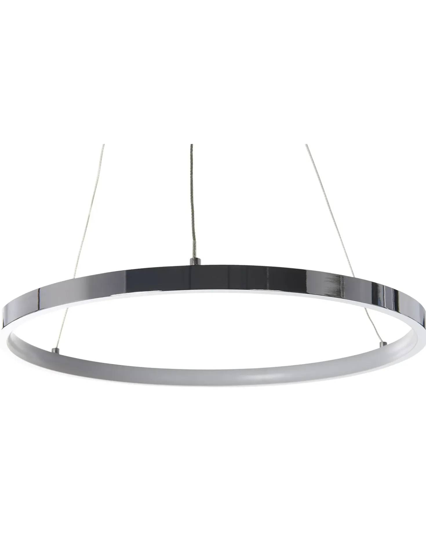 Lampadario a LED JORDAN Metallo Argento