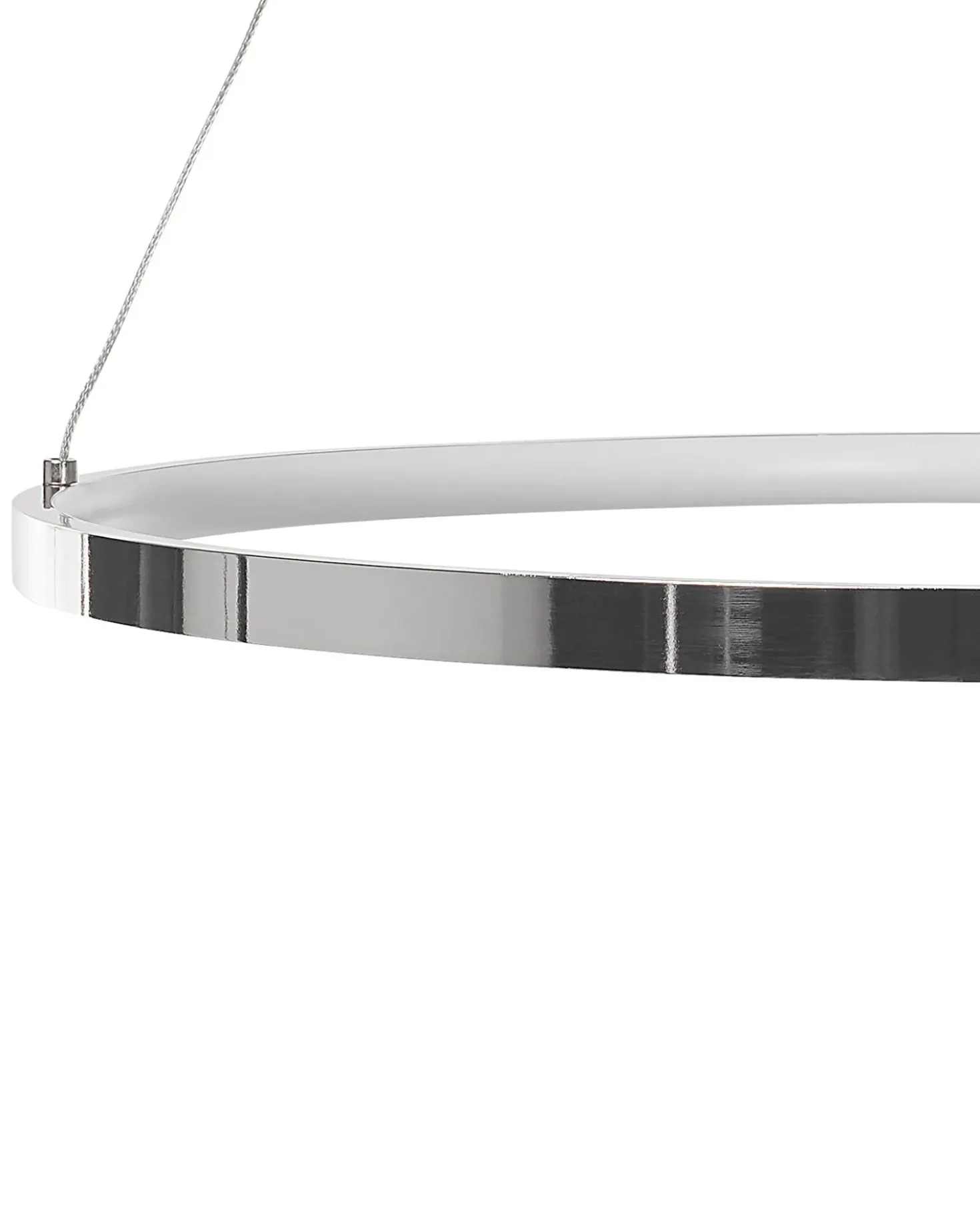 Lampadario a LED JORDAN Metallo Argento