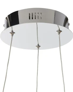Lampadario a LED JORDAN Metallo Argento