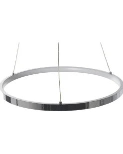 Lampadario a LED JORDAN Metallo Argento