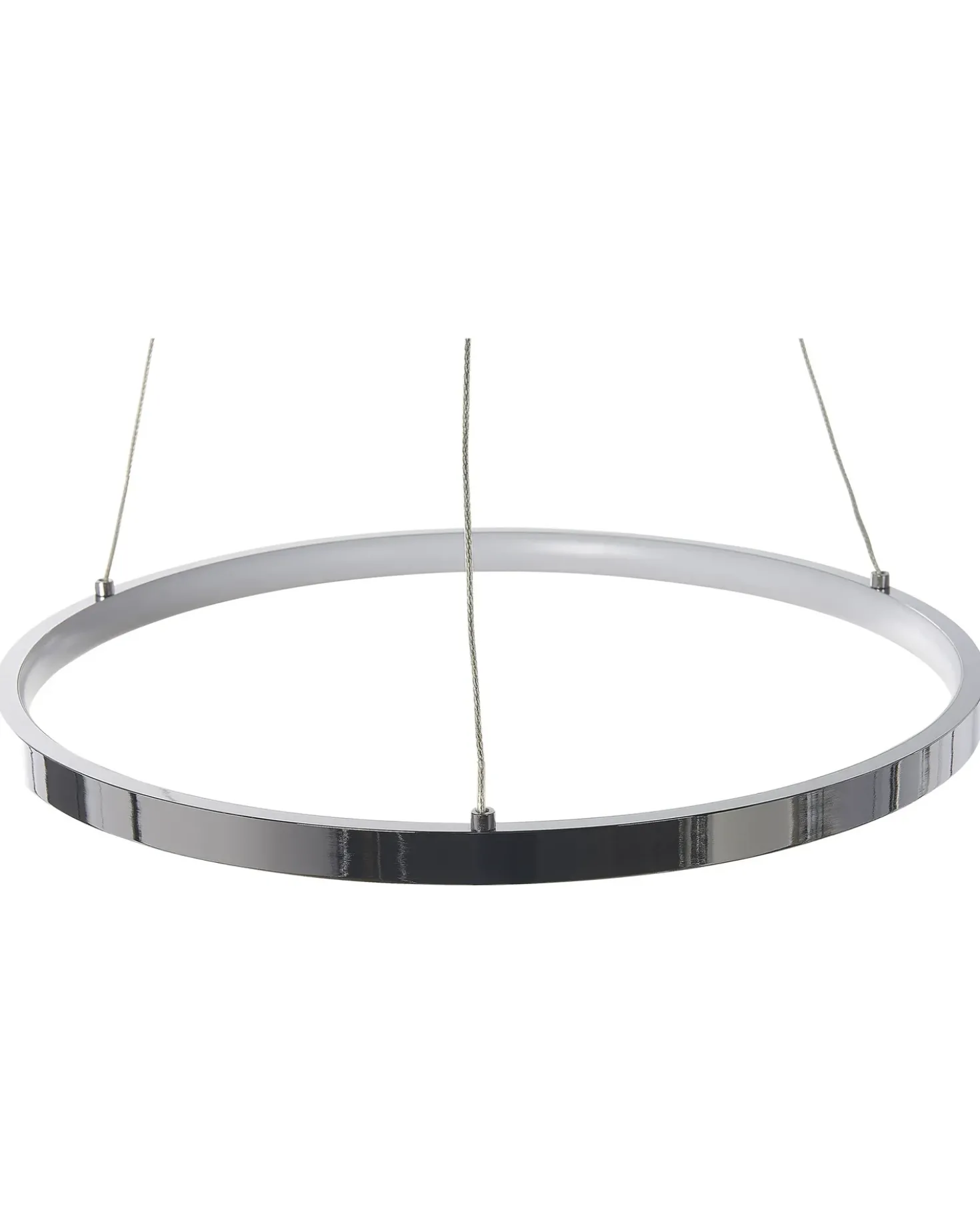 Lampadario a LED JORDAN Metallo Argento