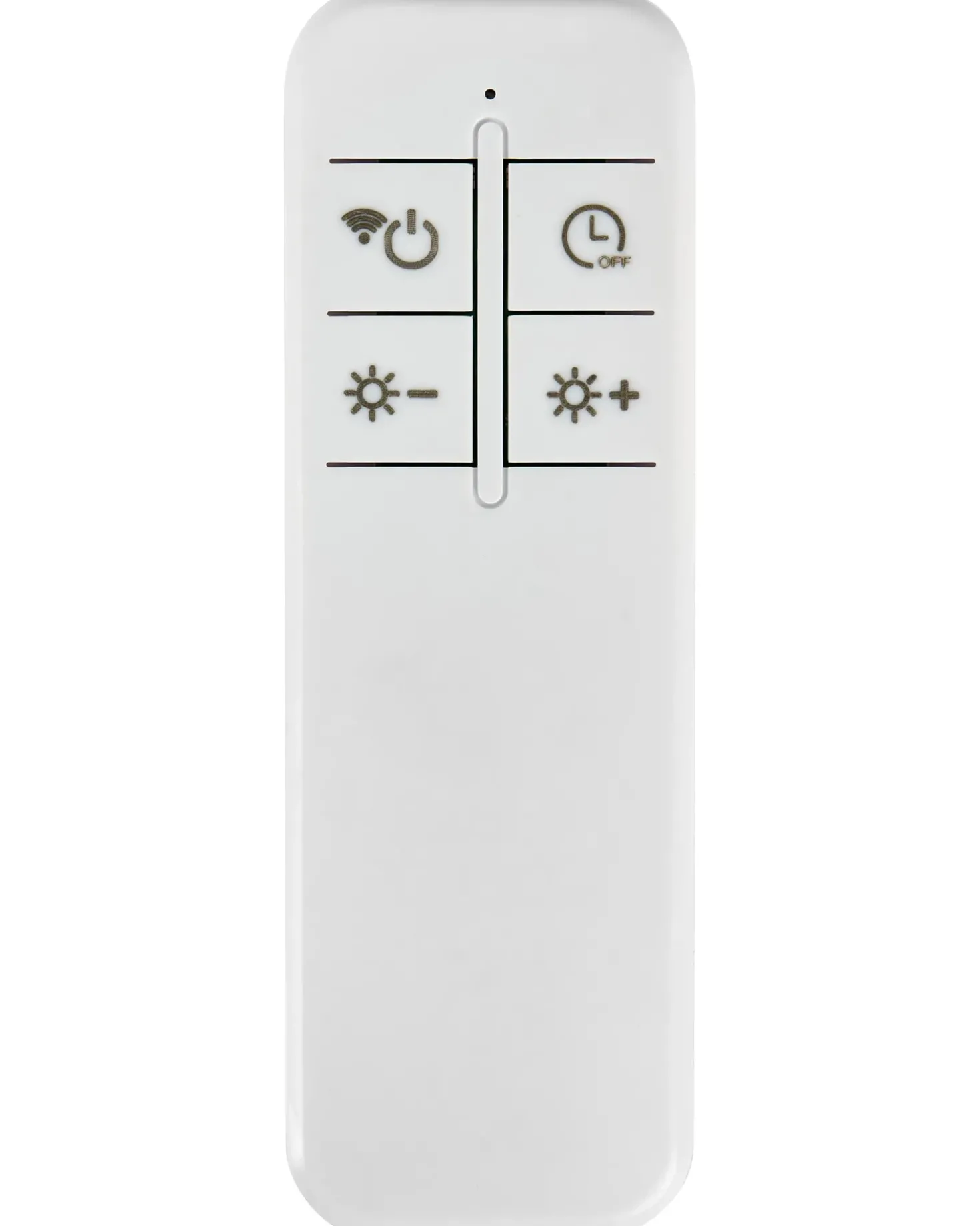 Lampadario a LED KHUTTI con telecomando con dimmer Metallo Bianco