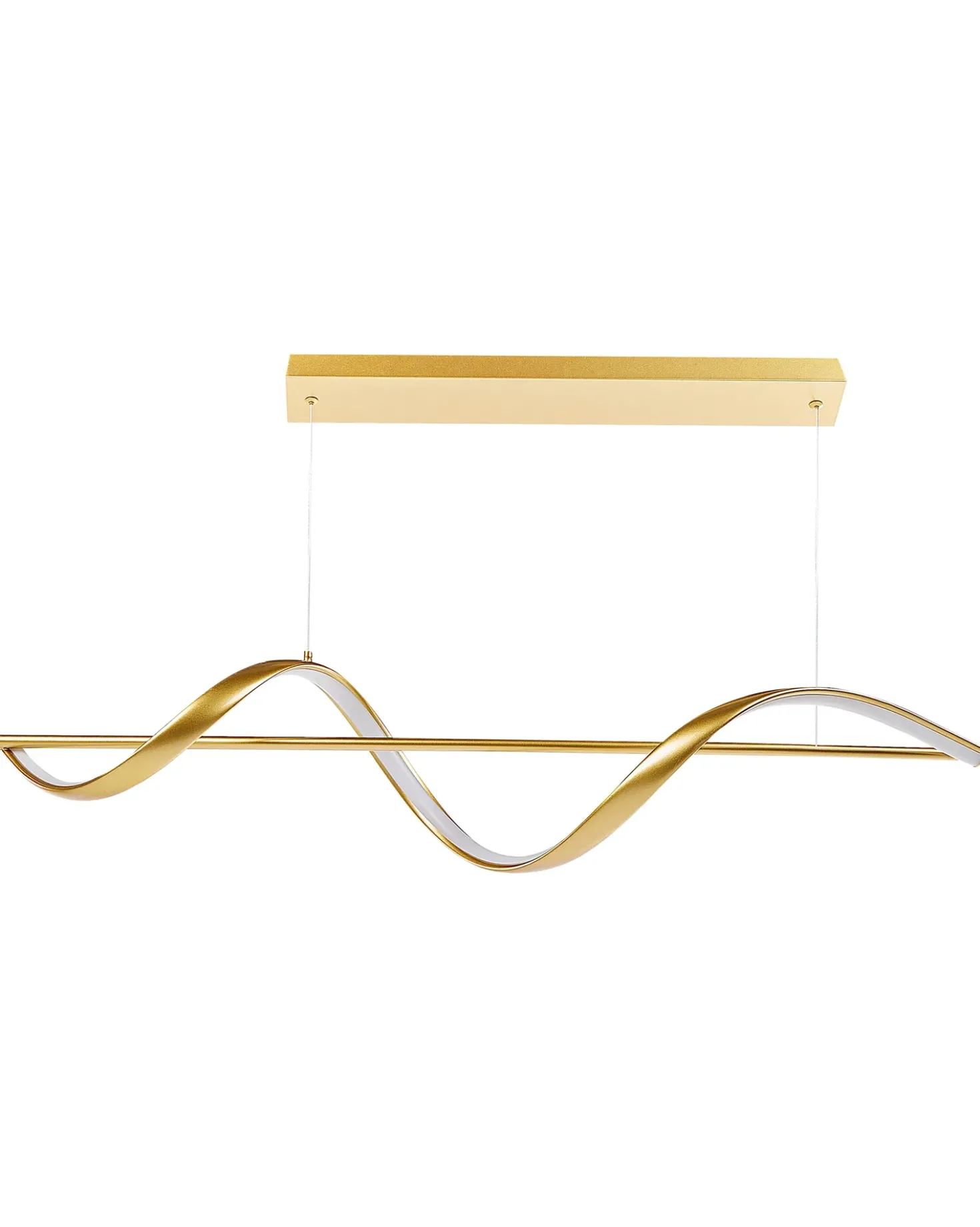 Lampadario a LED KHUTTI Metallo Oro