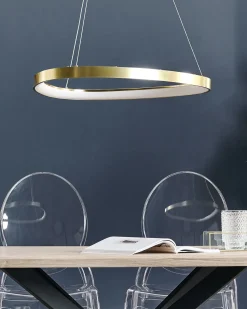 Lampadario a LED KRABURI Metallo Oro
