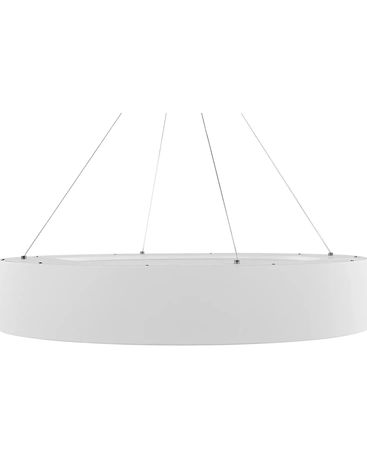 Lampadario a LED LENYA Metallo Bianco