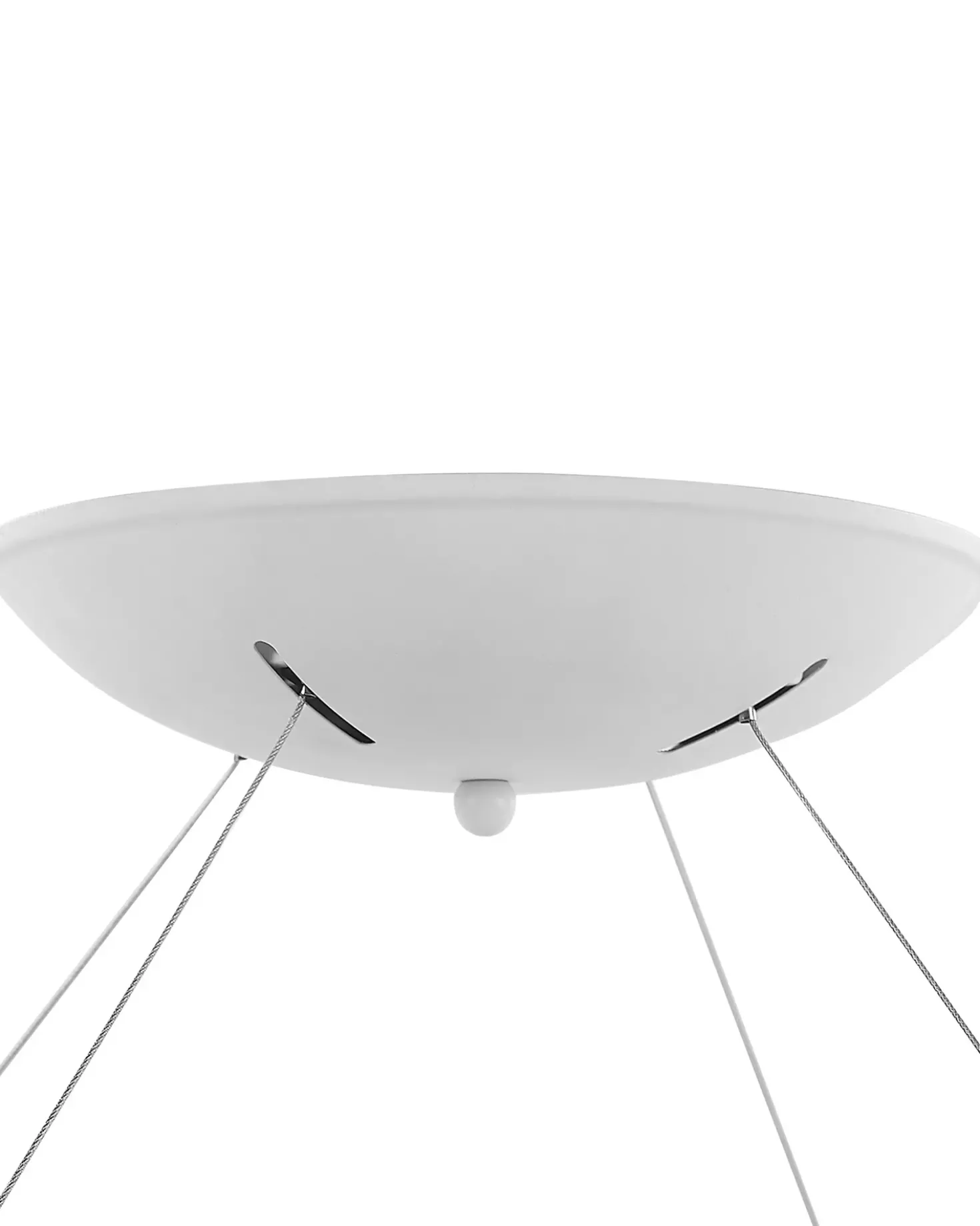 Lampadario a LED LENYA Metallo Bianco