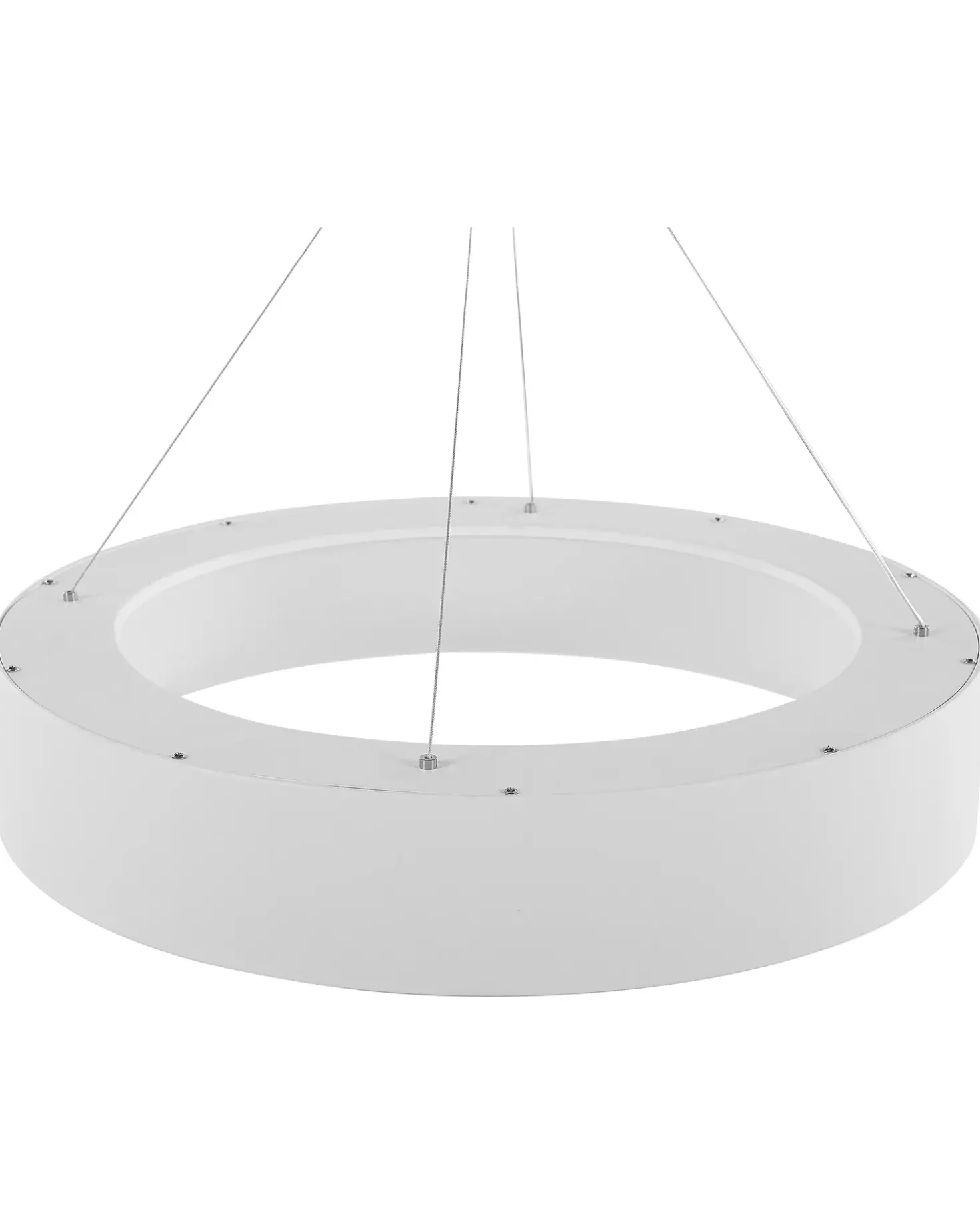 Lampadario a LED LENYA Metallo Bianco