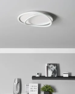Lampadario a LED LEYLAN con telecomando con dimmer Bianco