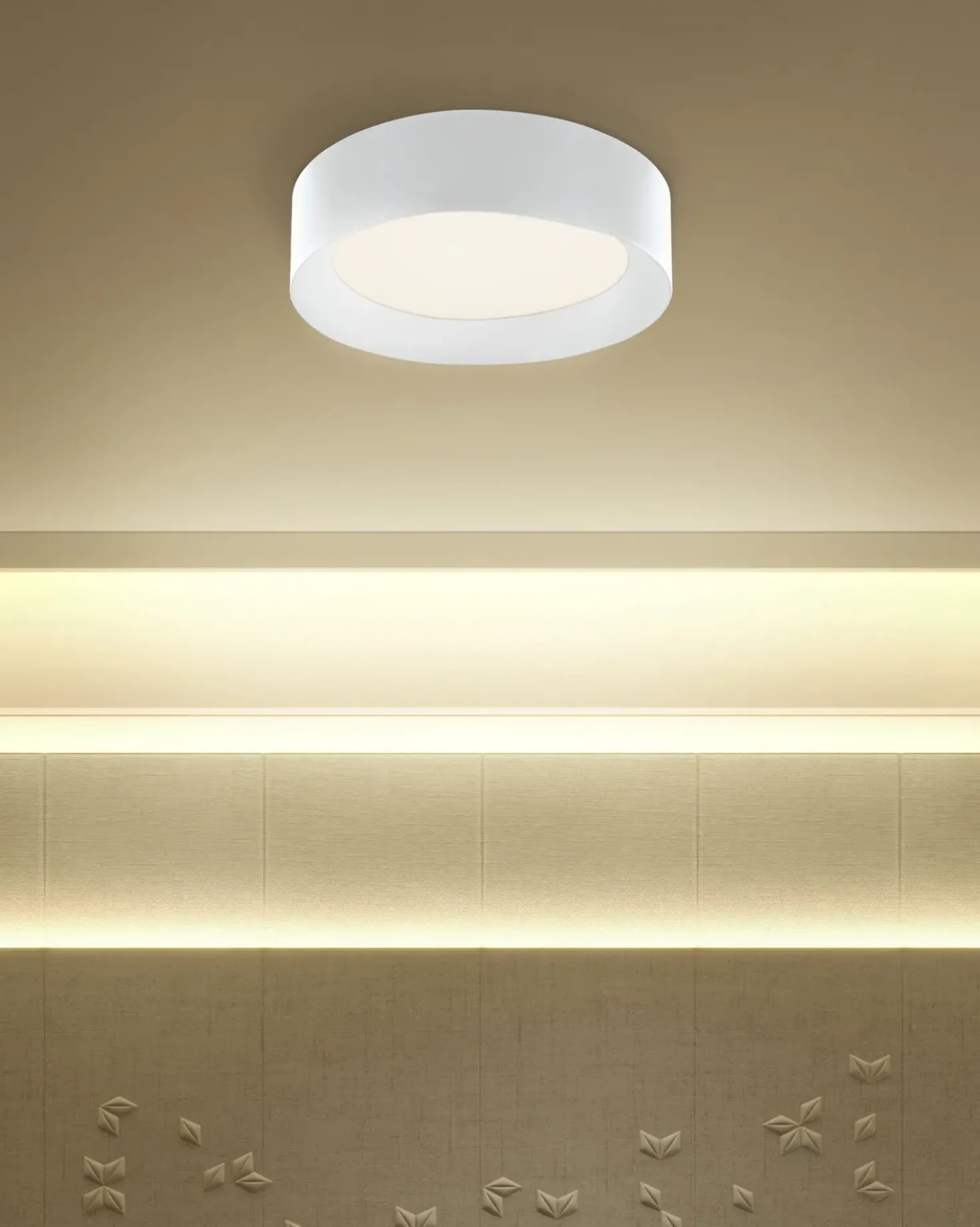 Lampadario a LED LOEI Metallo Bianco
