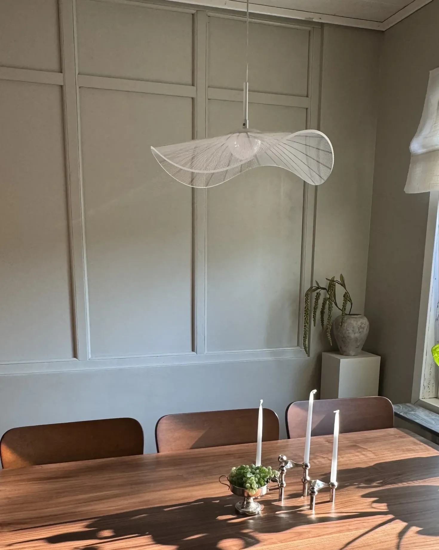 Lampadario a LED LOIRE Metallo Bianco