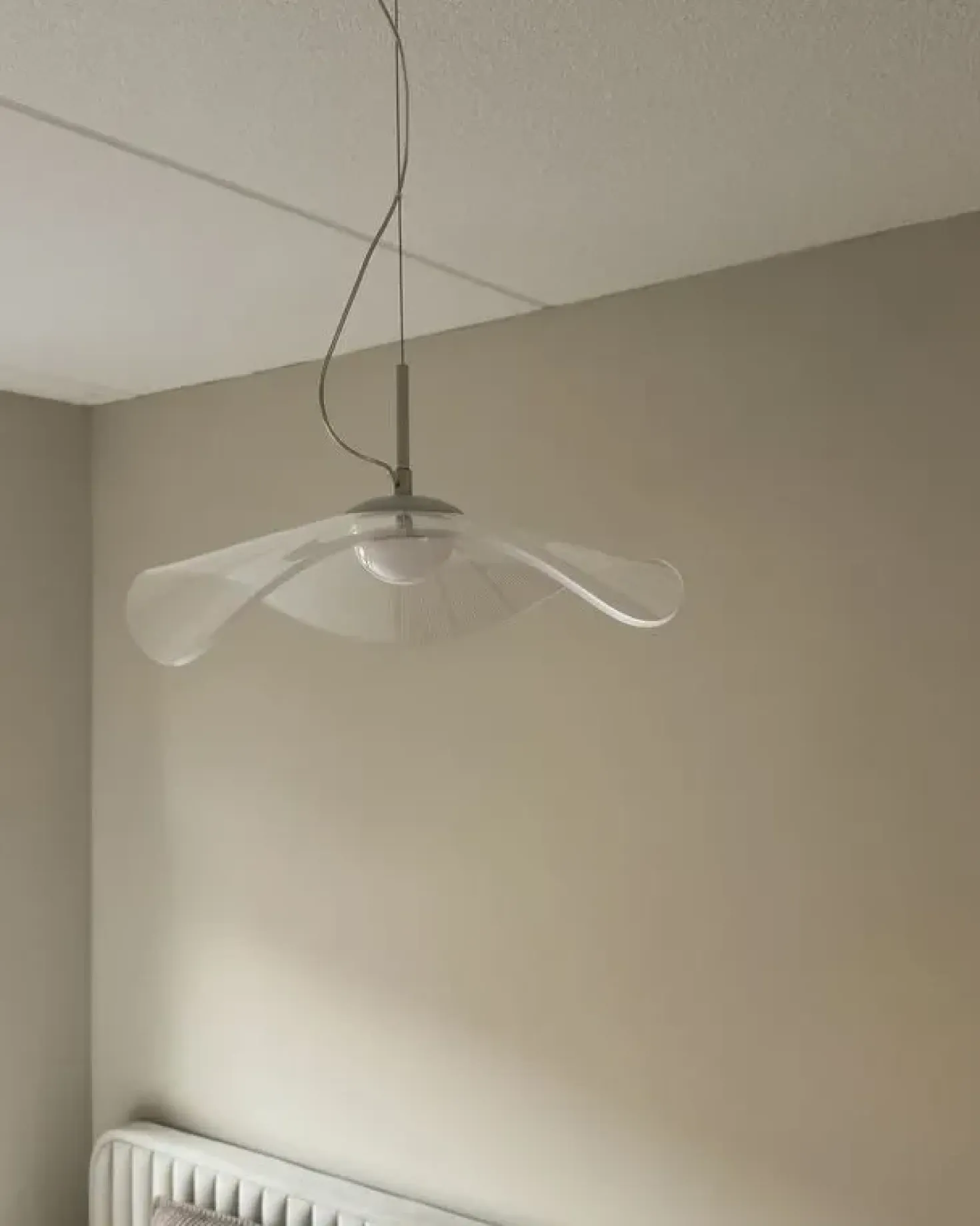 Lampadario a LED LOIRE Metallo Bianco