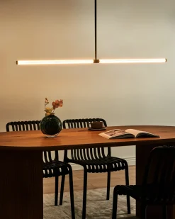 Lampadario a LED MAGARA Metallo Nero