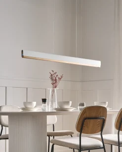 Lampadario a LED MARA Metallo Bianco