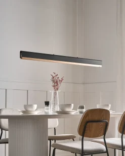 Lampadario a LED MARA Metallo Nero