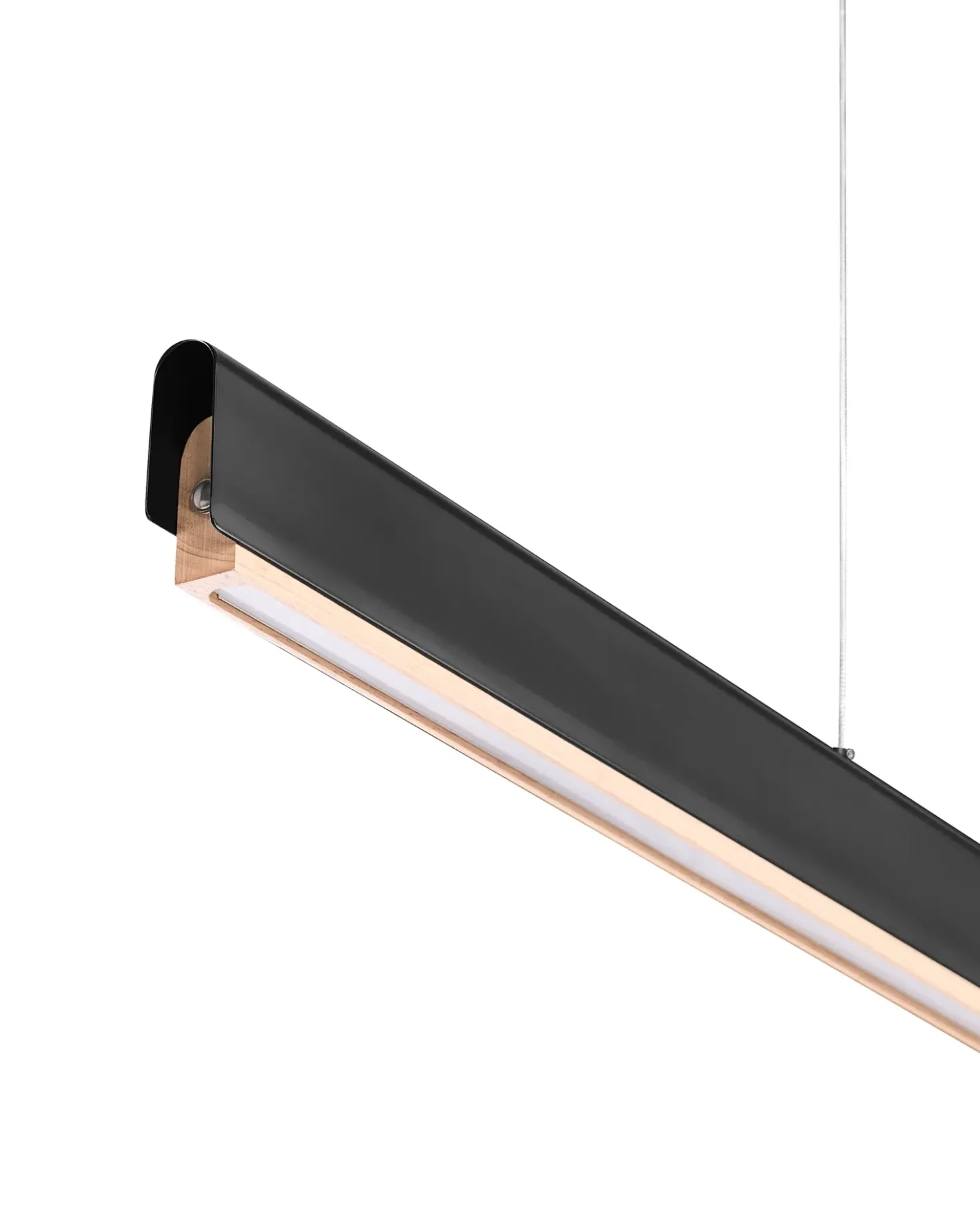 Lampadario a LED MARA Metallo Nero