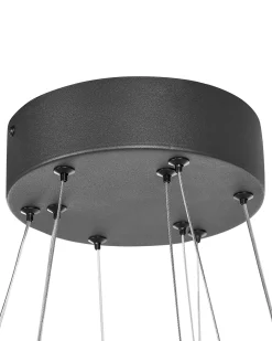 Lampadario a LED MAYU Metallo Nero