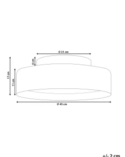 Lampadario a LED MOEI Metallo Nero