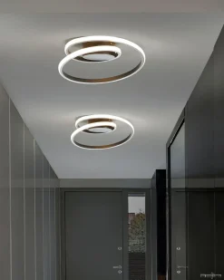 Lampadario a LED NARYN Metallo Nero
