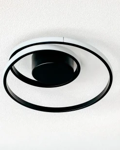 Lampadario a LED NARYN Metallo Nero