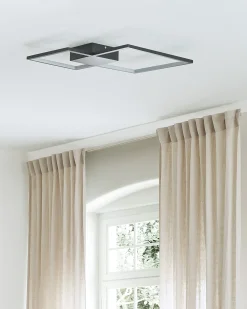 Lampadario a LED OKSU Metallo Nero