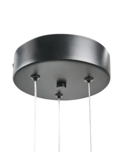 Lampadario a LED PALUN con dimmer Metallo Nero