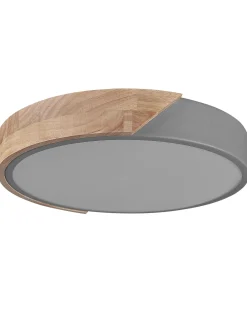 Lampadario a LED PATTANI Metallo Grigio