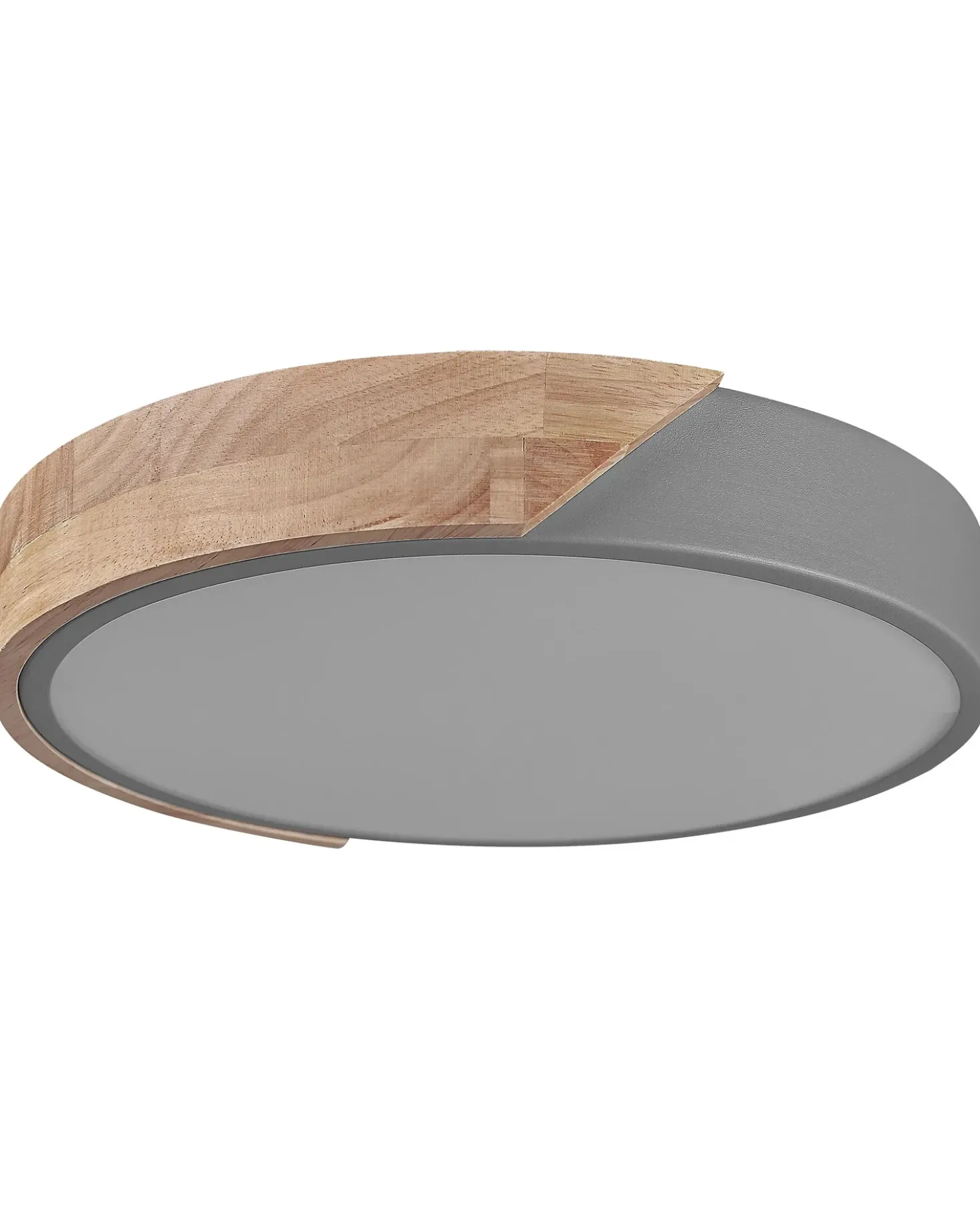 Lampadario a LED PATTANI Metallo Grigio