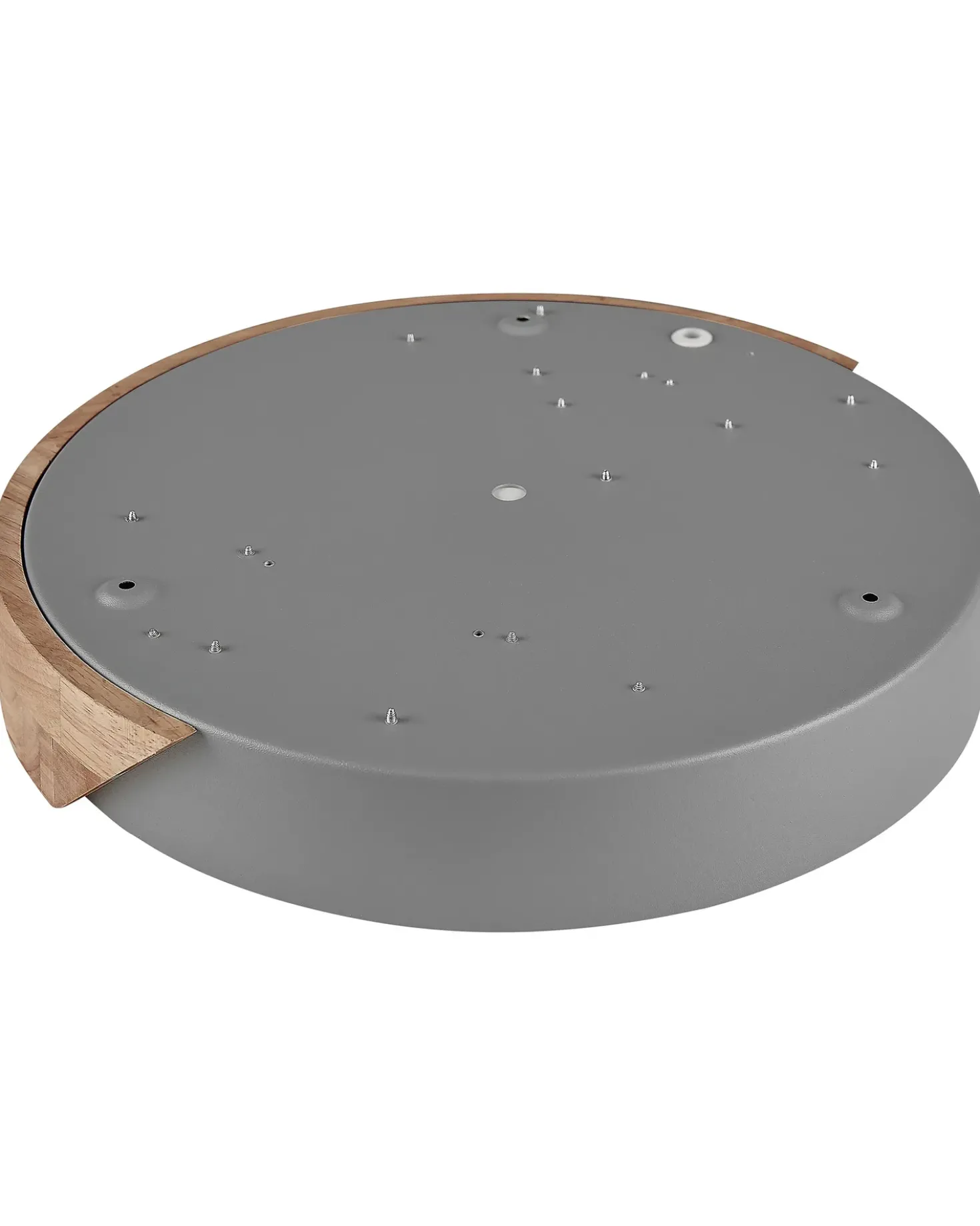 Lampadario a LED PATTANI Metallo Grigio