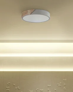 Lampadario a LED PATTANI Metallo Grigio