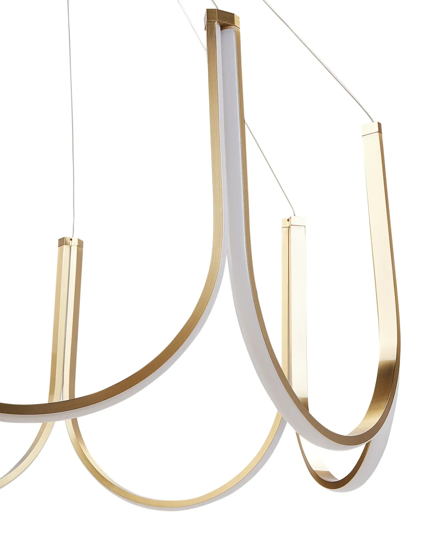 Lampadario a LED PERQUENO Metallo Oro