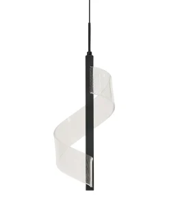 Lampadario a LED SARELA Metallo Nero