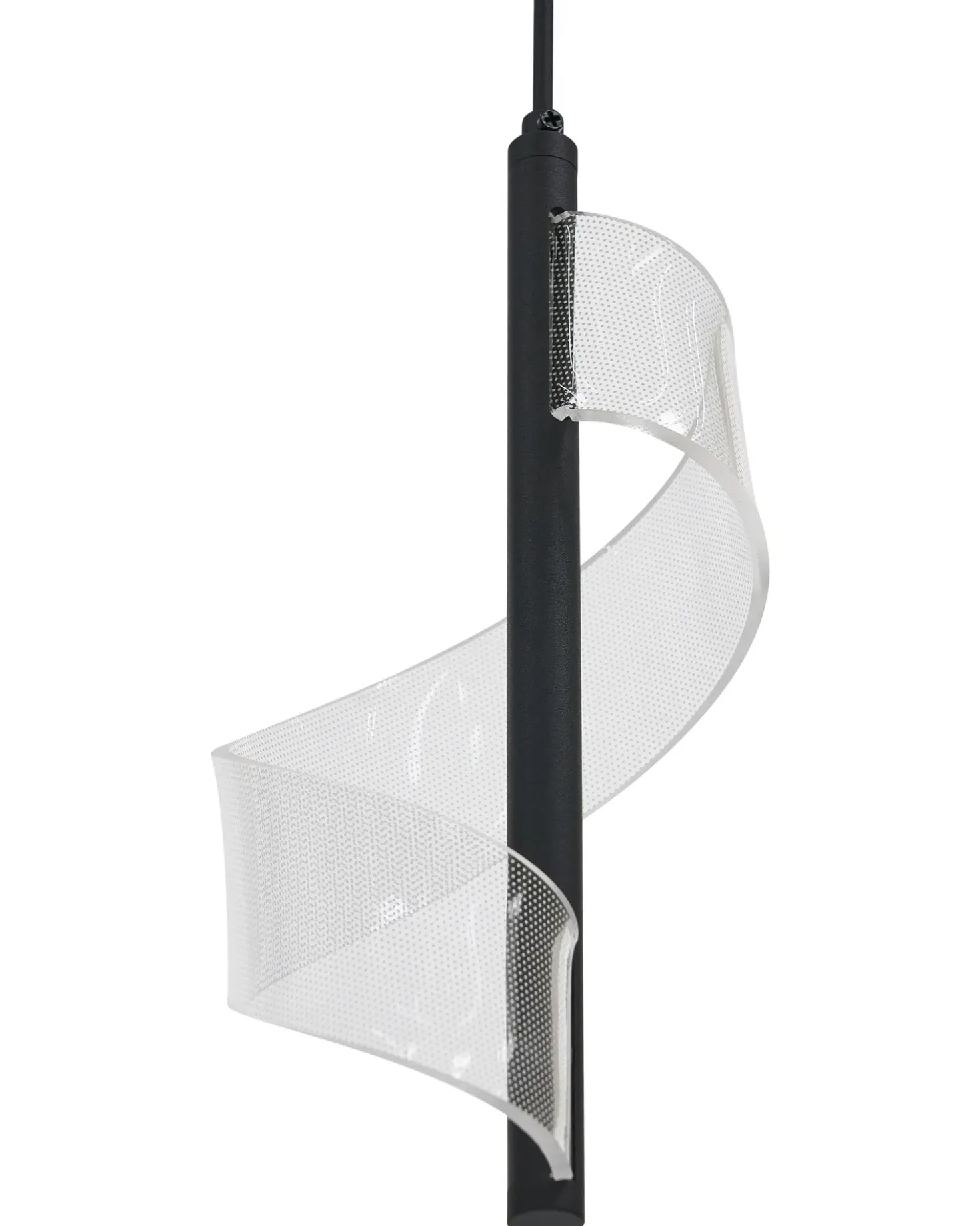 Lampadario a LED SARELA Metallo Nero