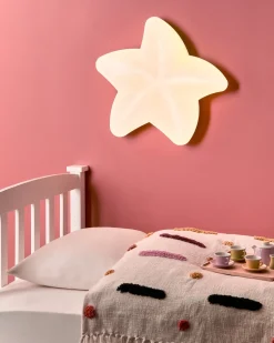 Lampadario a LED Stella marina SURNA con dimmer Bianco