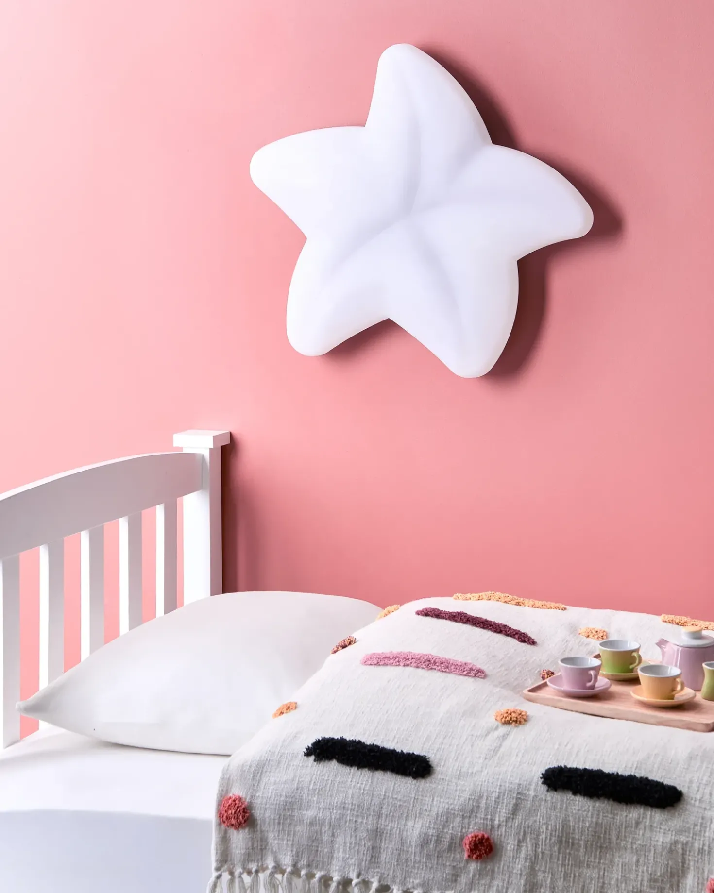 Lampadario a LED Stella marina SURNA con dimmer Bianco