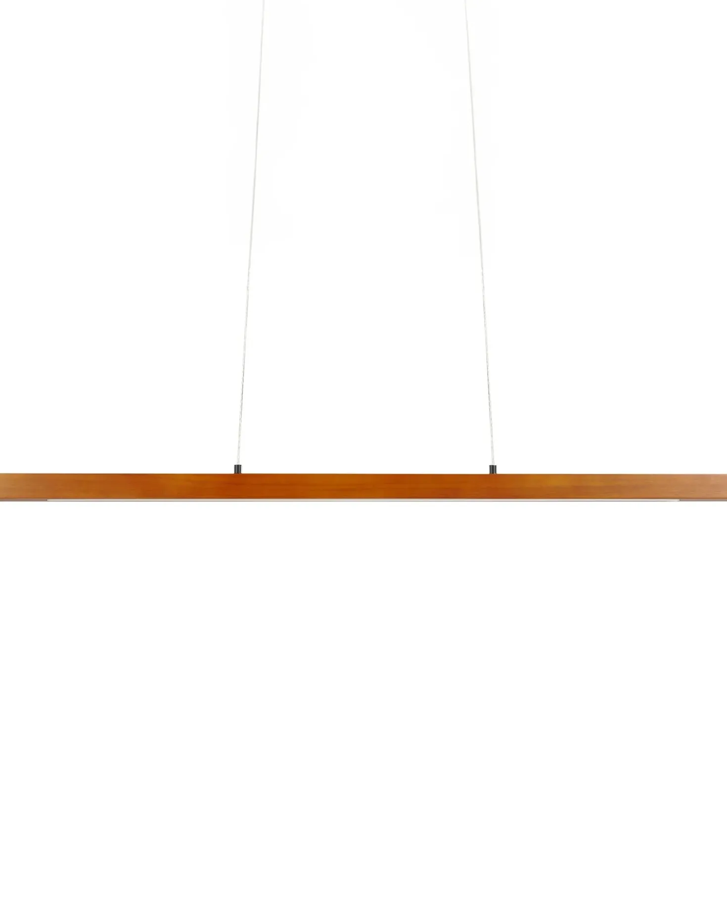 Lampadario a LED STEWARTS con dimmer Legno di quercia Marrone scuro