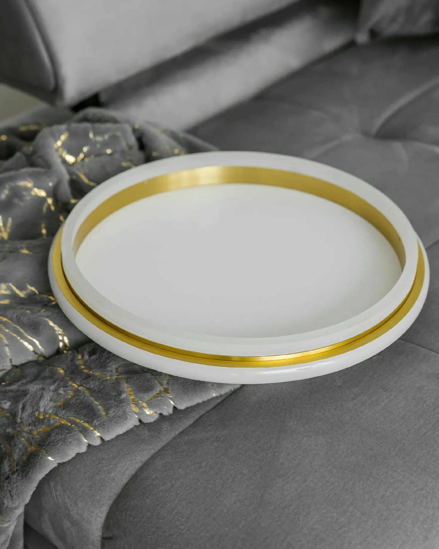 Lampadario a LED TAPING Metallo Oro
