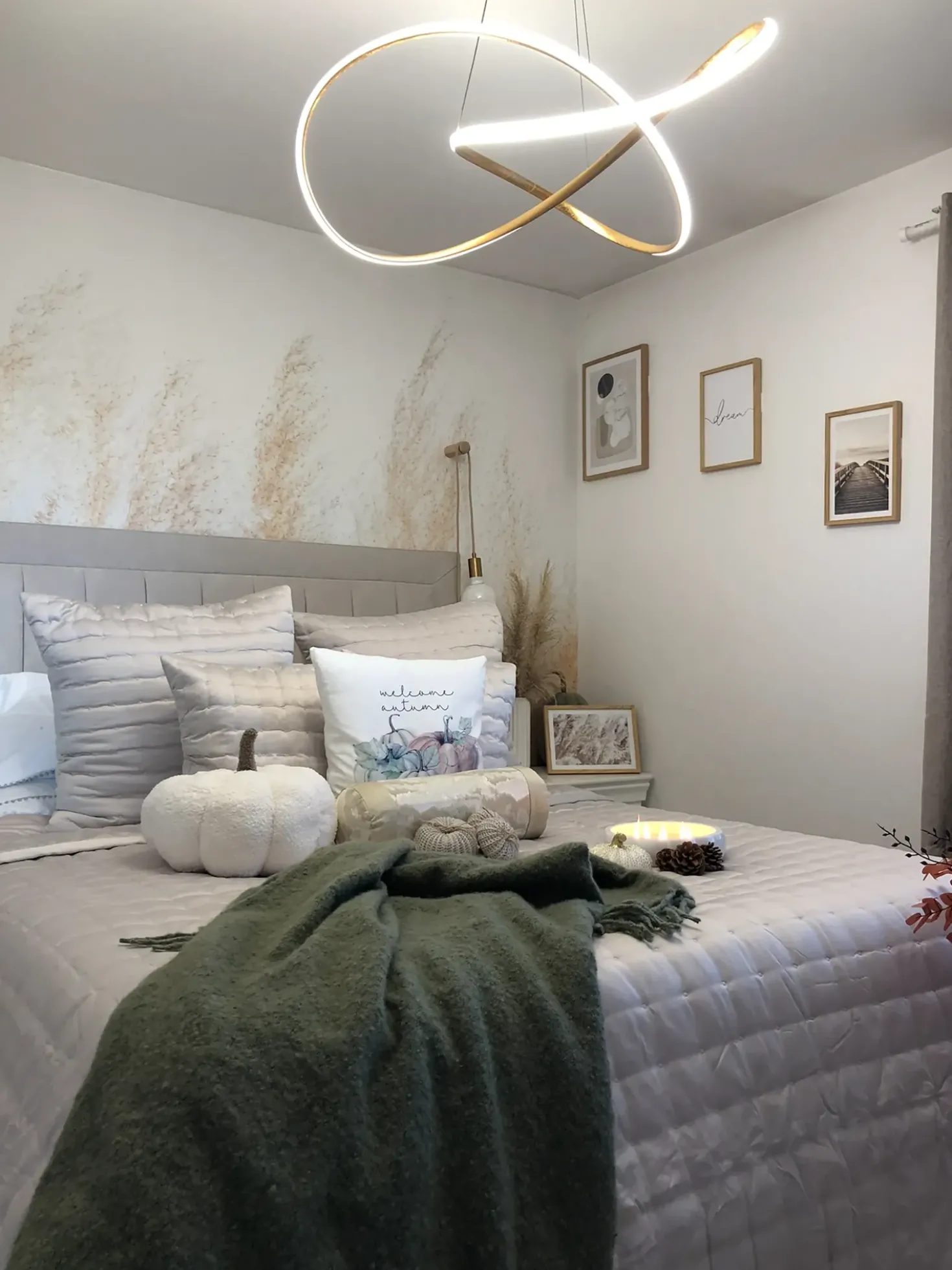 Lampadario a LED TUMEN Metallo Oro