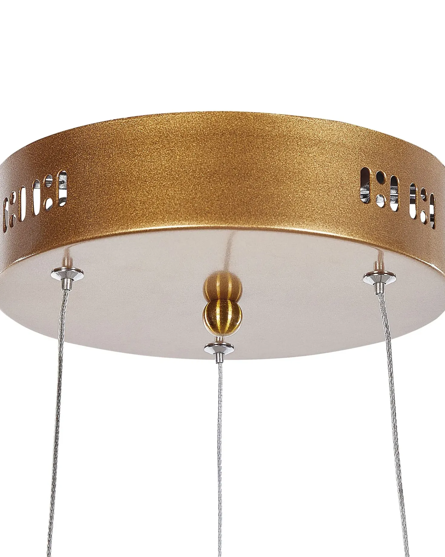 Lampadario a LED WANLI Metallo Oro
