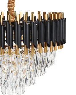 Lampadario ABELLAS Metallo Oro