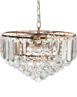 Lampadario ACHEIRO S Cristallo Oro
