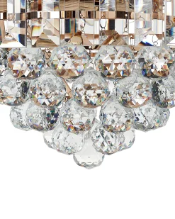Lampadario ACHEIRO S Cristallo Oro