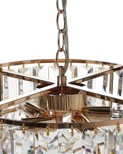 Lampadario ACHEIRO S Cristallo Oro