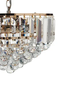 Lampadario ACHEIRO S Cristallo Oro