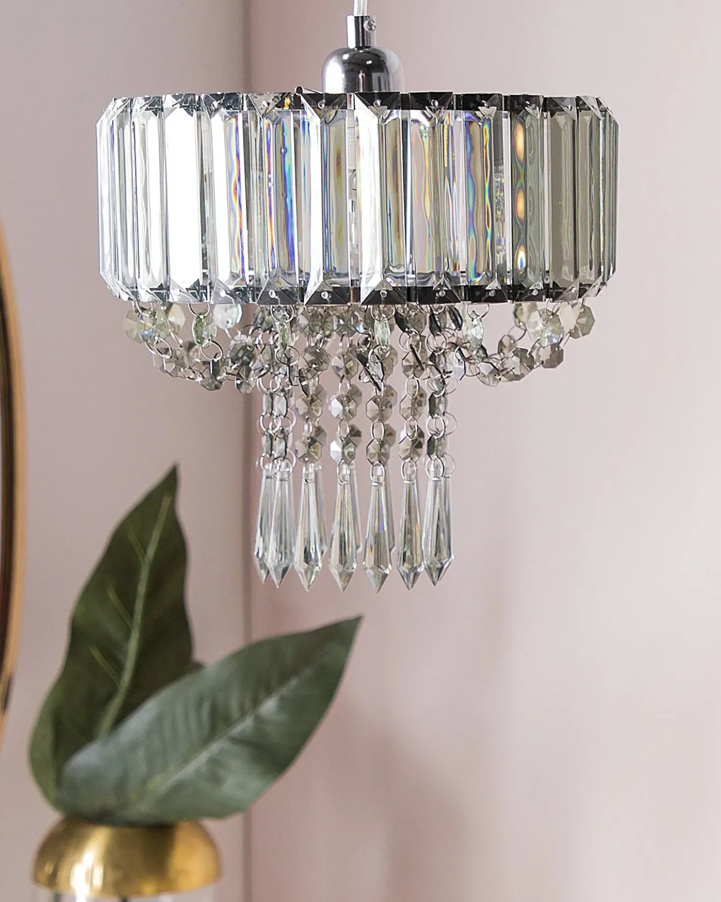Lampadario ADORN Metallo Grigio chiaro