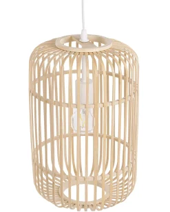 Lampadario AISNE Bambù Marrone chiaro