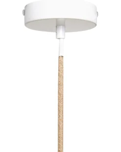 Lampadario AKOBO Corda di carta Beige