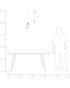 Lampadario ALBANO Metallo Bianco