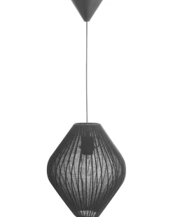 Lampadario ALME Tessuto Nero