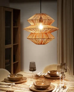 Lampadario ANDUKI Rattan Naturale